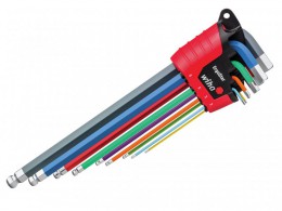 Wiha ErgoStar Colour Hex Ball End L-key Set, 9 Piece £44.99